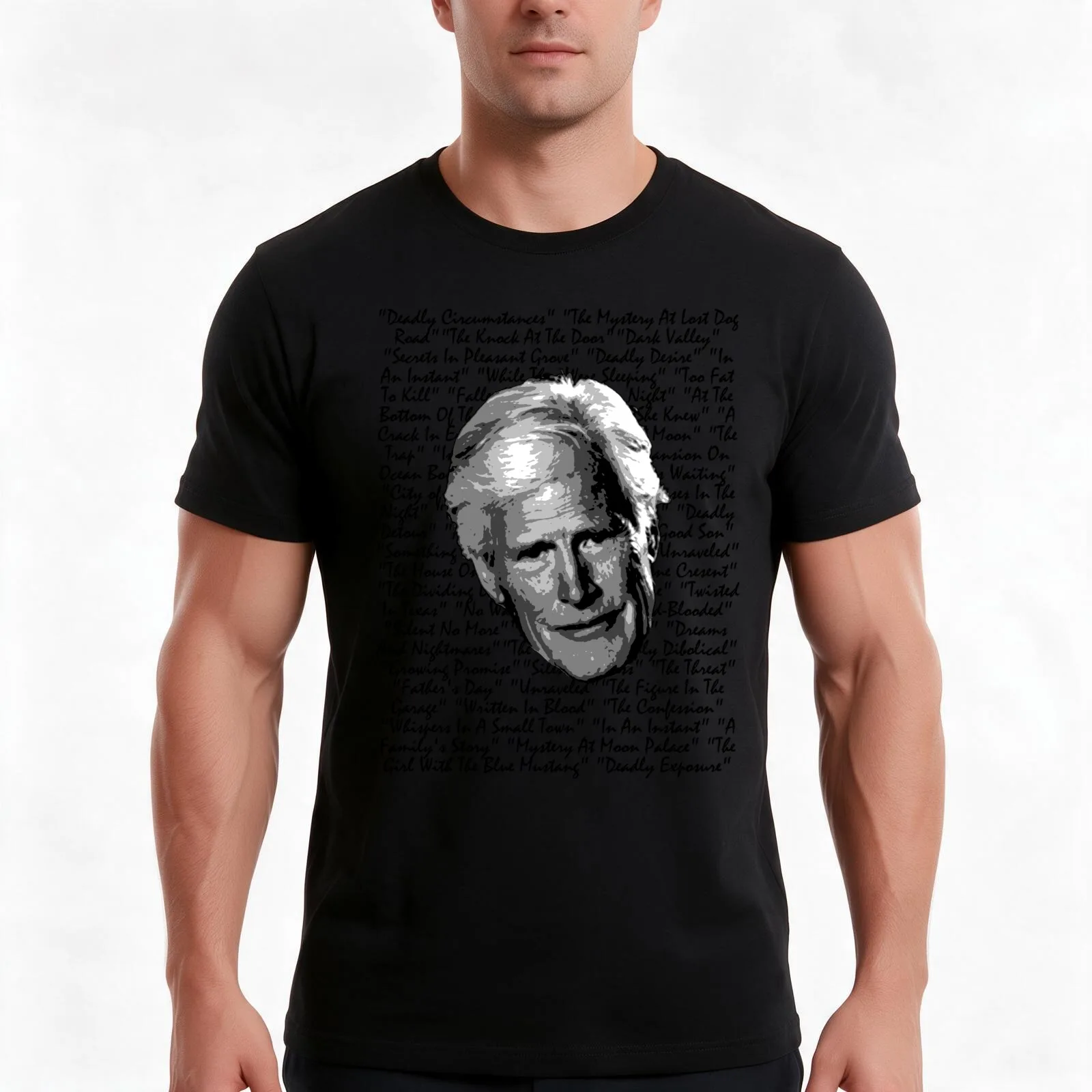 Keith Morrison - With Show Titles T-Shirt, Summer Casual Cotton Tee, Oversized Streetwear Tops, Vintage Graphic Print