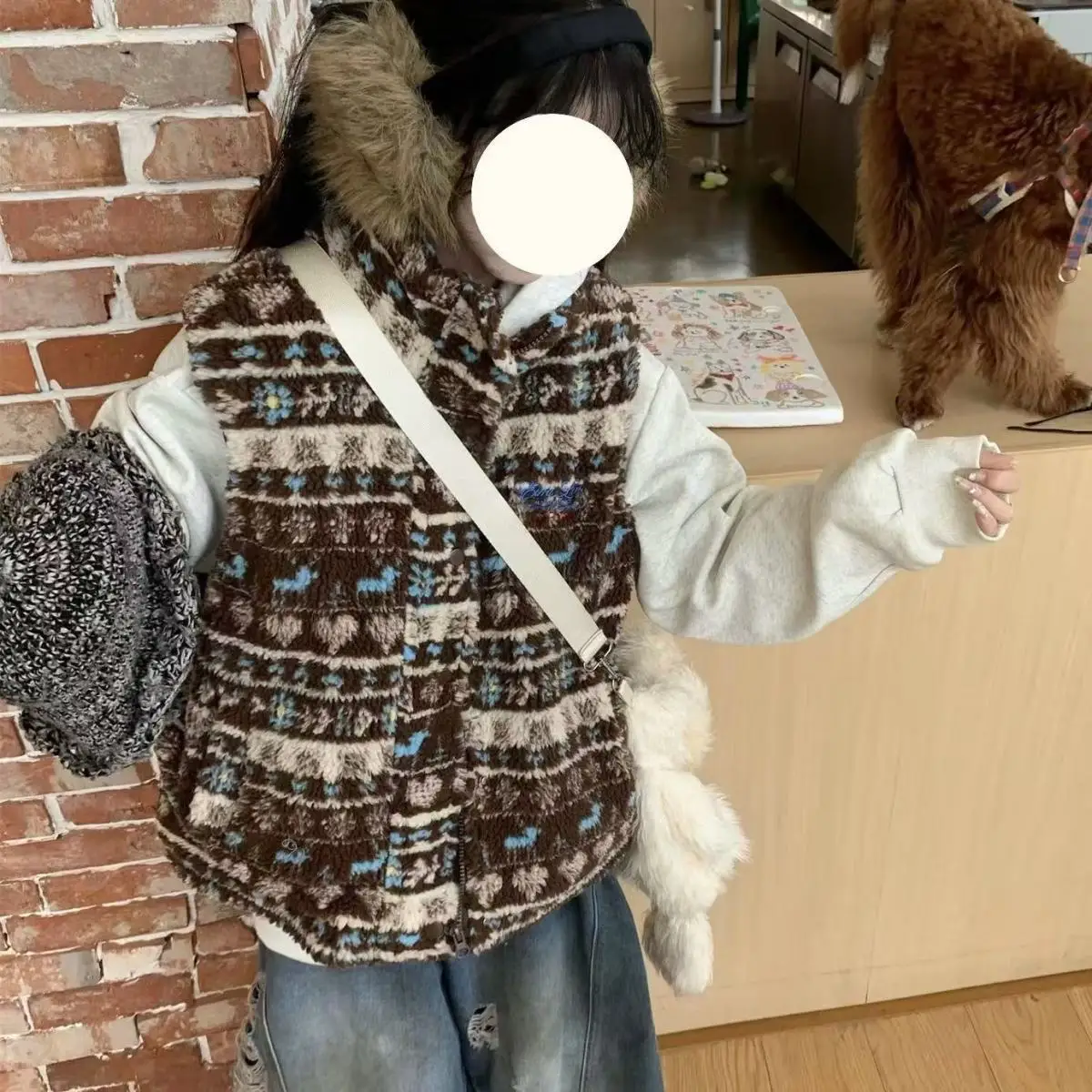 

Жилеты Жилеты Толстые женские эмо-весенние лоскутные укороченные минималистичные элегантные молодежные дышащие чистые модели Мягкие повседневные поездки на работу