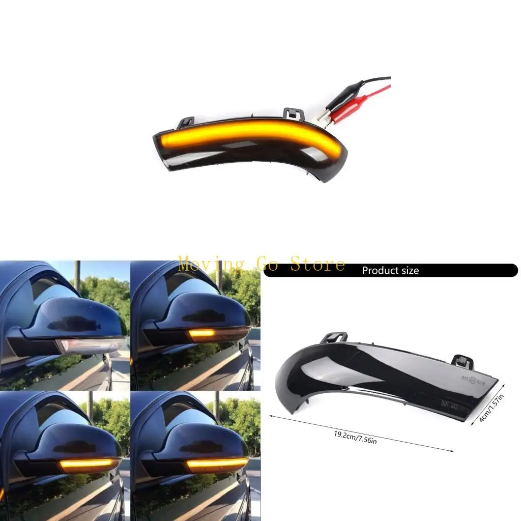 

B5XD 2pcs Car Waterproof LED Sequential Turn Lights Suitable for MK5 Extended Battery Life & Reduced Maintenance Needs