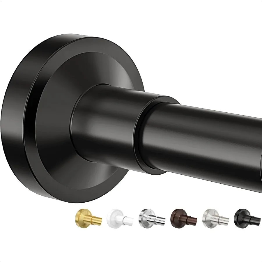 

Adjustable Tension Curtain Rod 3275 Inches NonSlip Stainl Steel Shower Curtain Rod RustResistant Telescoping Rod for Bathroom K