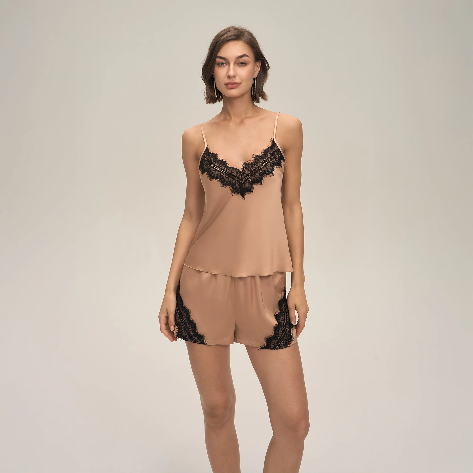 

New Summer Home Leisure Comfortable Camisole Shorts Set Home Wear Women's Pajamas