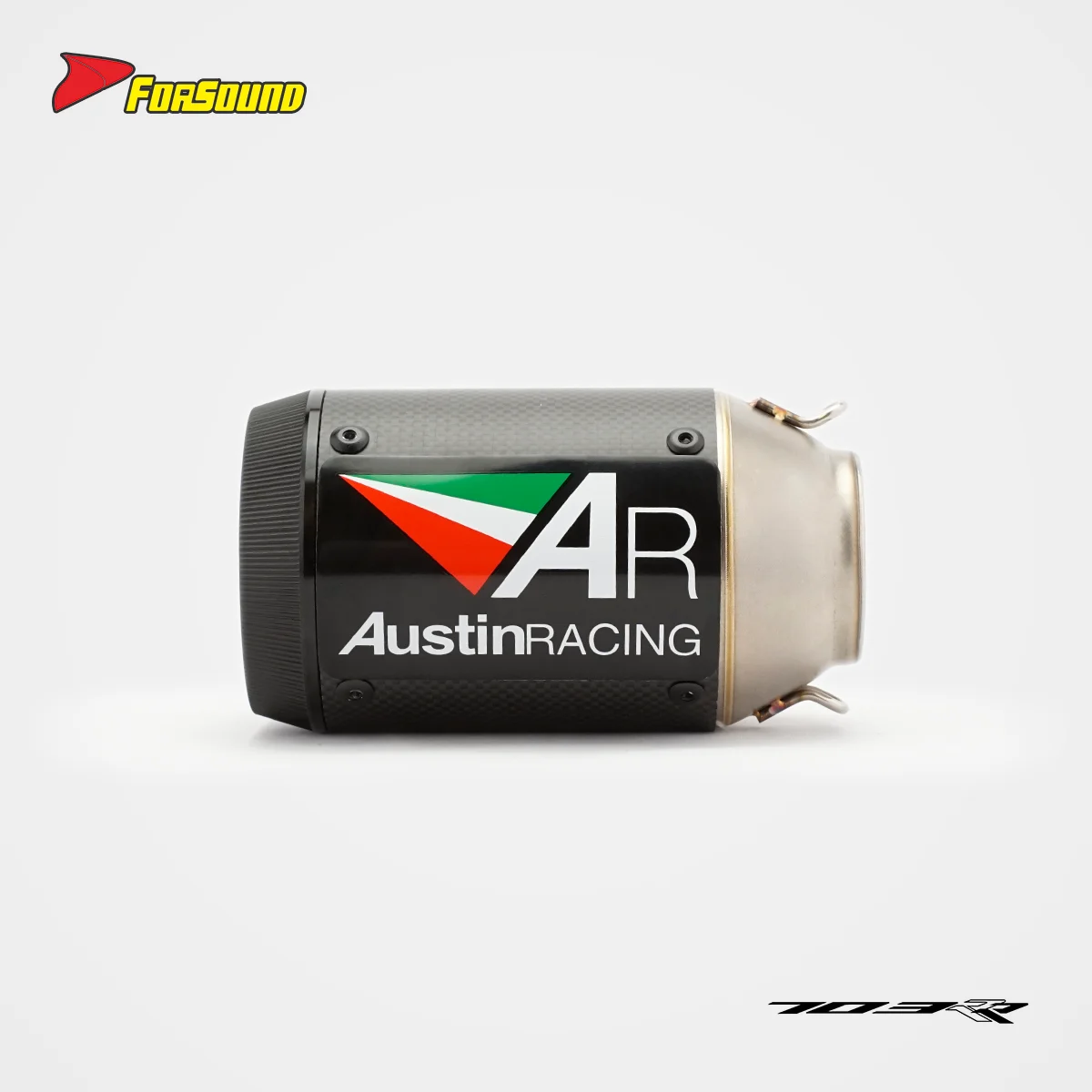 Forsound Factory Wholesale Price Zontrs 703rr Stainless steel Exhaust Valved Muffler with Mid Pipe Resonator