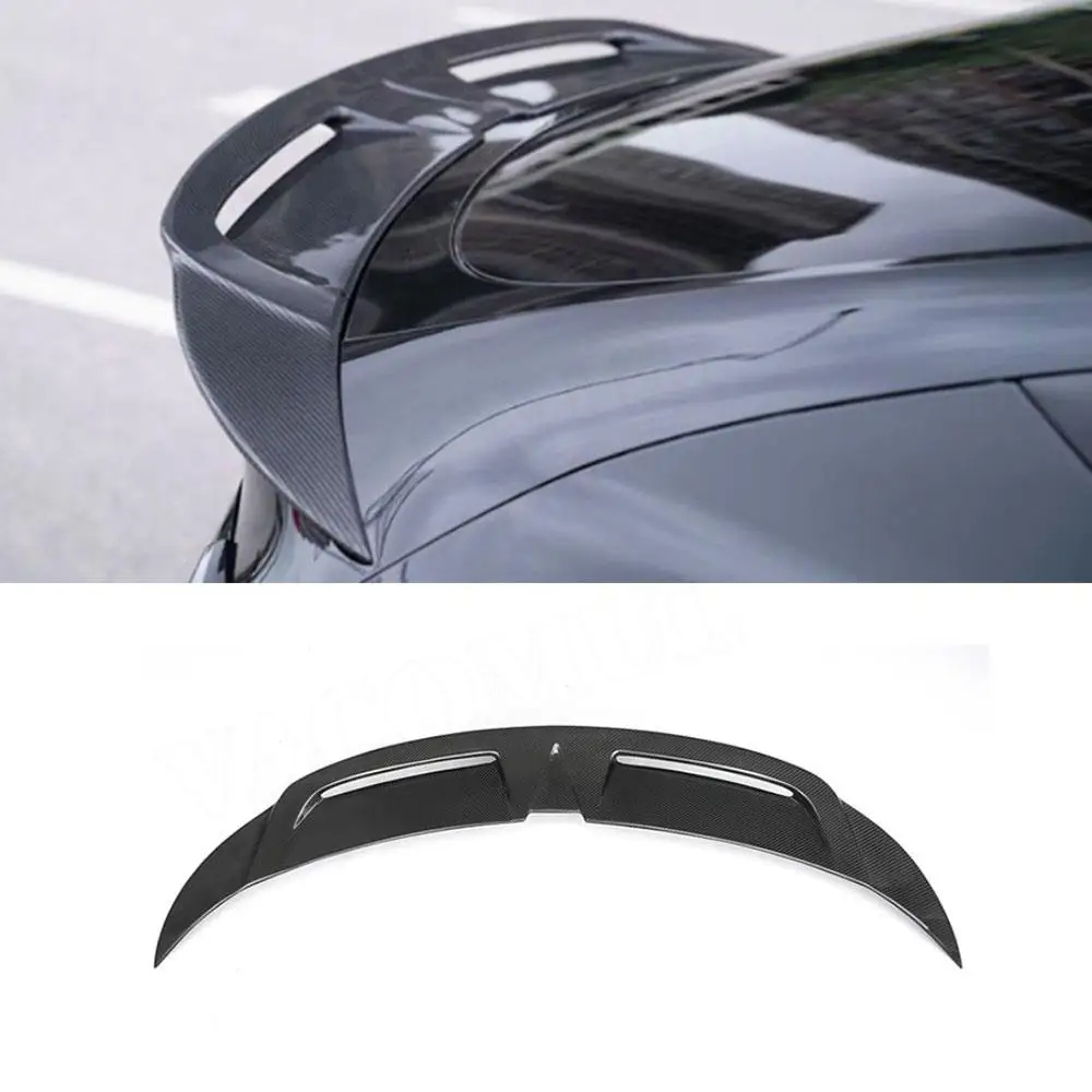 

VACOMUL Carbon Fiber Material Car Rear Trunk Boot Spoiler Lip Wings Accessorise For Tesla Model Y FRP Auto Decoration