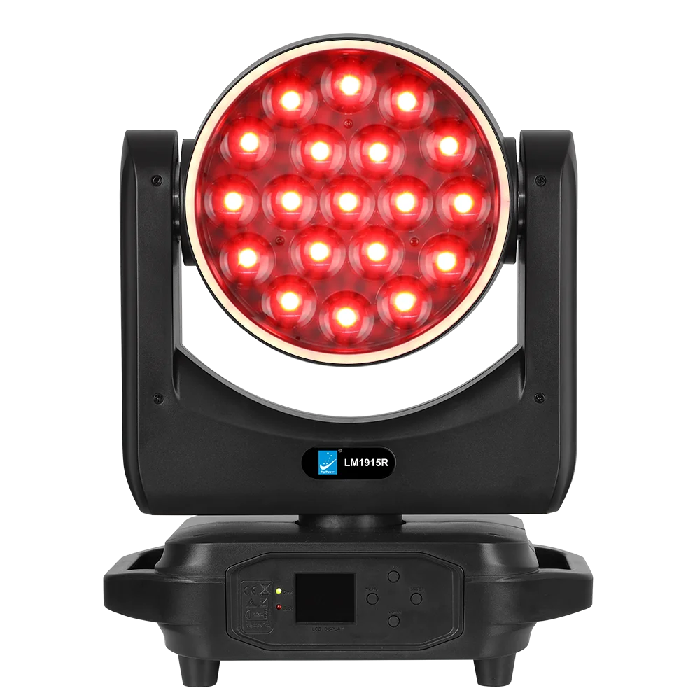 

Big Dipper LM1915R RGBW LED 4в1 19x15 Вт Прожектор Фокусирующий зум Пчелиный глаз Дай-освещение