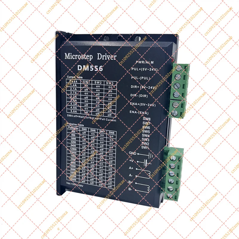 DM556 Digital 2 Phase Stepper Motor Driver 5.6A Controller For 57 86 NEMA23 NEMA34 Stepper Motor