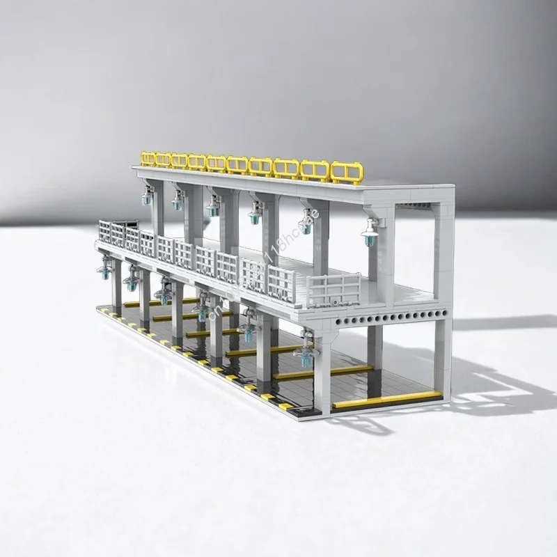 

1176 шт. MOC Чемпион города Гараж Чемпионы города Суперкар Модель Строительные блоки Игрушка DIY Творческий Рождественский подарок Идея Кирпич