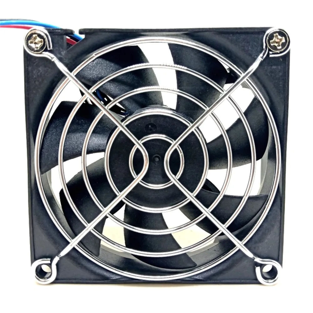 80mm fan for ADDA 8025 ad0812ub-a73gp DC 12V 8cm 0.40A 3900RPM mass air double ball cooling fan+grill