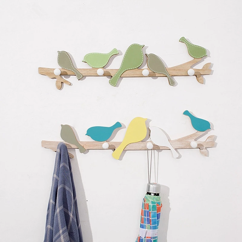 BMBY-Bird Shaped Hanger Towel Rack Coat Hooks Hat Rack Hat Hanger Key Hook Clothes Hanger Hooks Robe Hook Wall Jewelry Hook