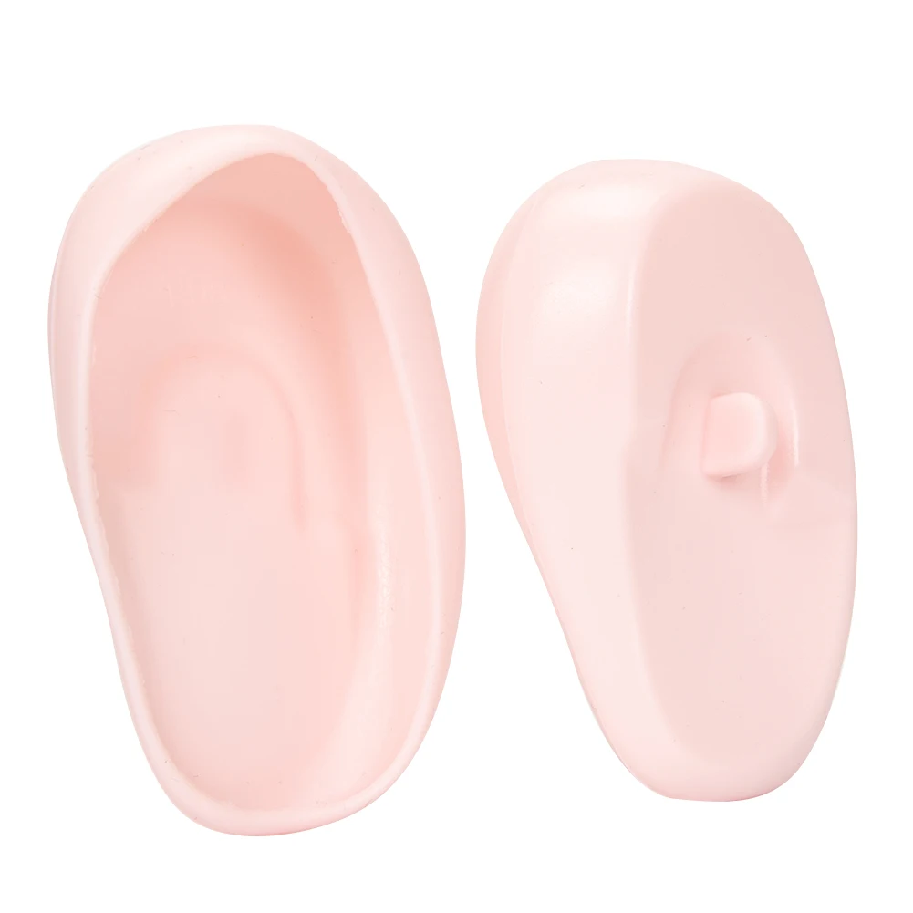 Silicone Ear Covers Hightlight Hairdressing Ear Cap Earmuffs Waterproof Ear Shower Caps for Shower Salon Bathing Shower Spa