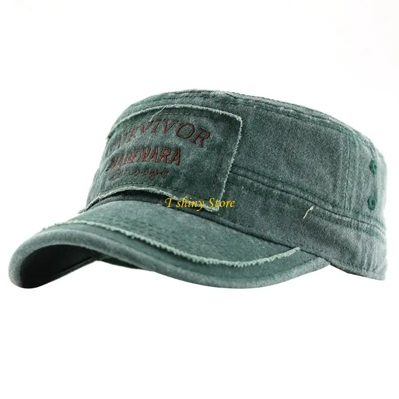 N58F Popular Dancing Hat Female Distressed Baseball Hat Long Brim Sunproof Hat