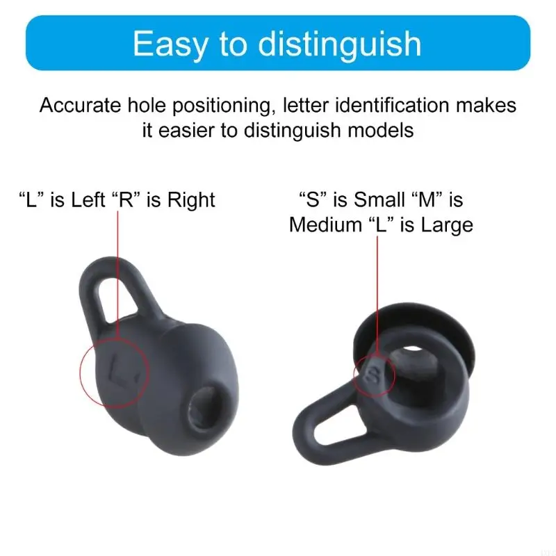 6 個のシリコーンイヤーチップ Huawei 社フリーレース Pro2 イヤフォンイヤーチップイヤホンのヒントヘッドフォン耳栓 Huawei 社フリーレースプロ 2