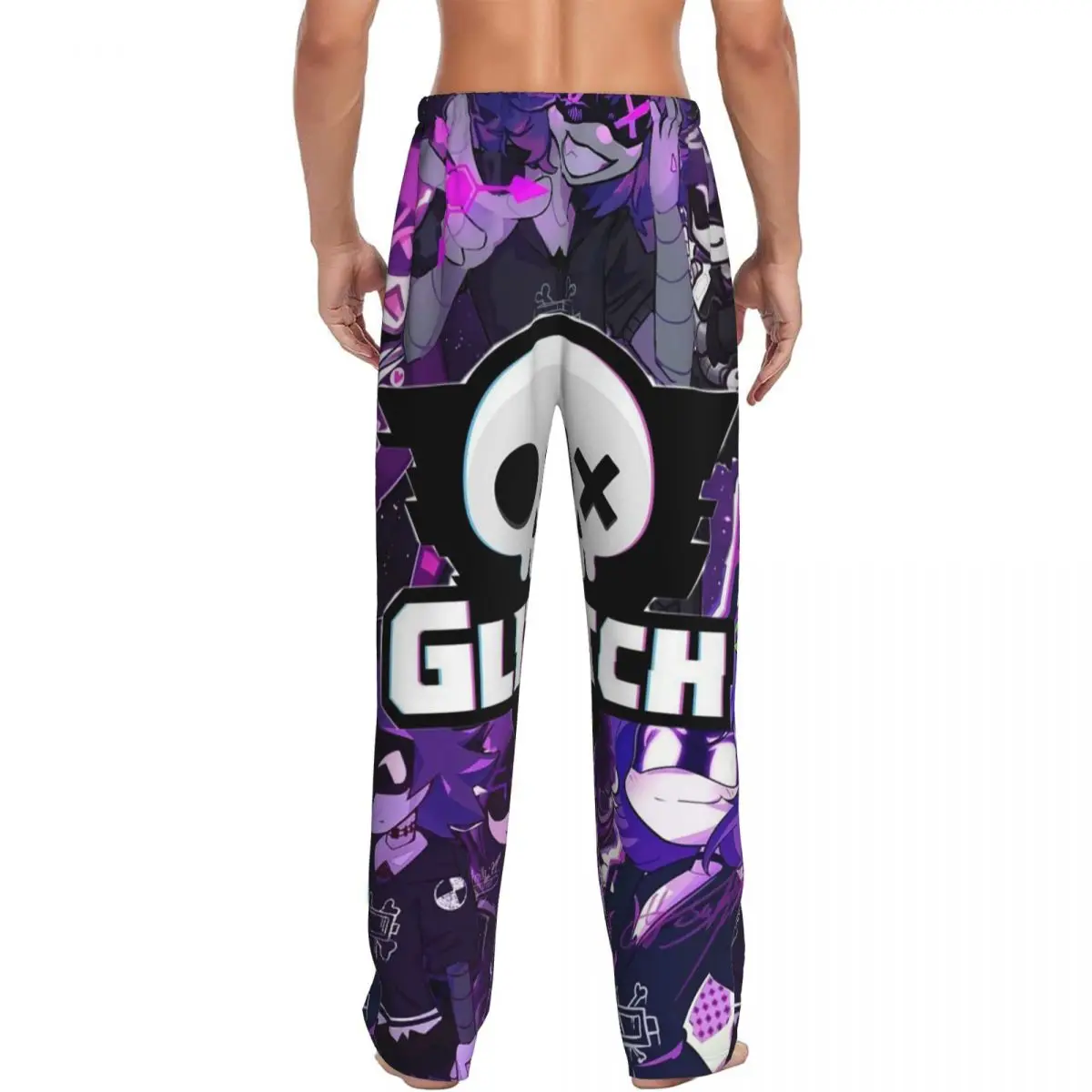 Custom Murder Drones Men Pajama Pants Lounge Sleep Sleepwear Bottoms with Pockets