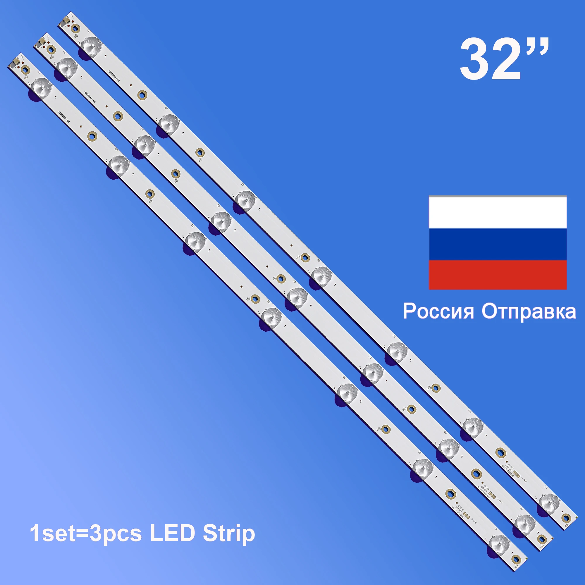 30 PCS LED backlight strip for 32PHT4201/60 32PFT4131 32PHH4101 KDL-32R330D 32LJ500 32LH500D 32PFS6401 32PHS5301 32PFS5501 01N26