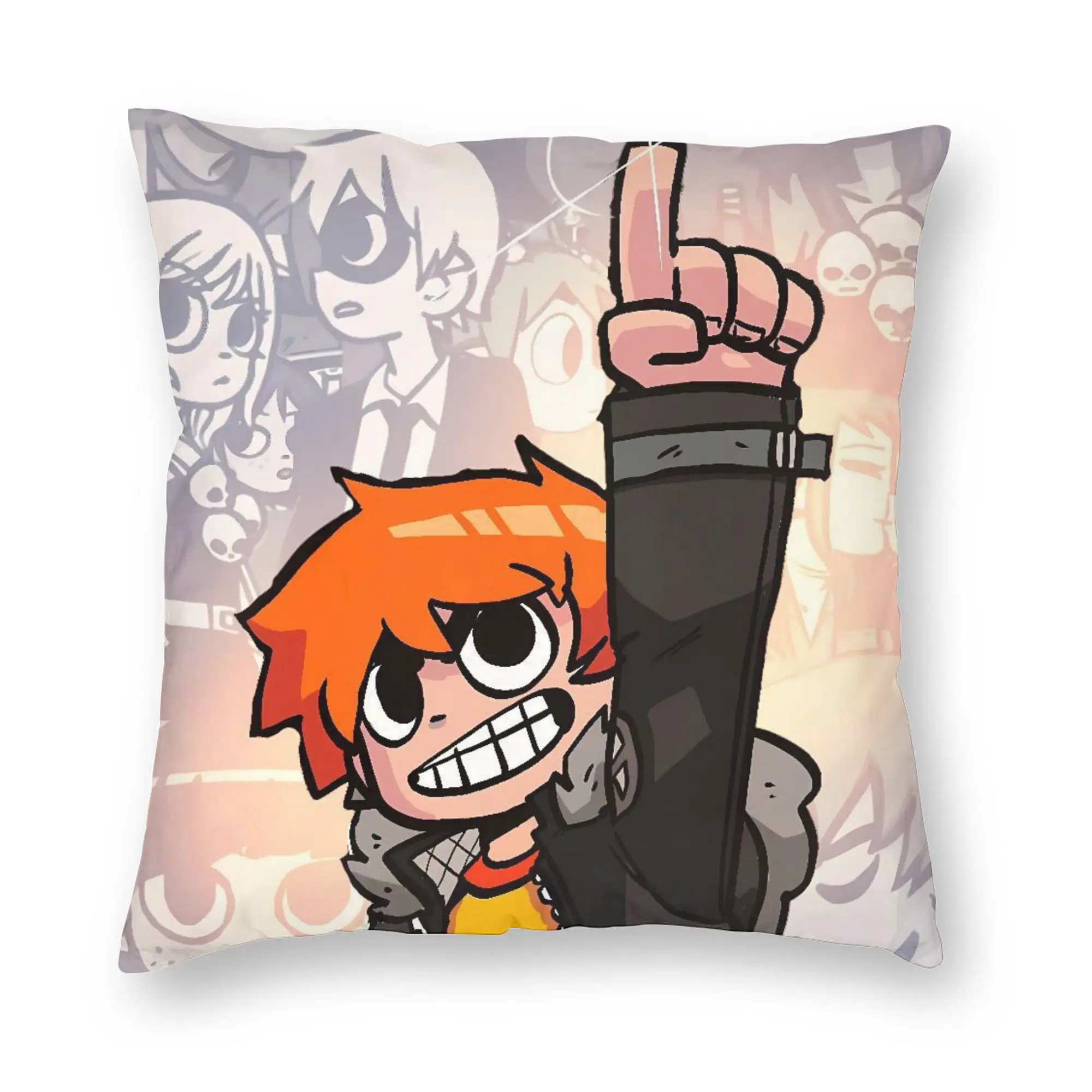 Scott Pilgrim Orange Hero Pillow Case  Design Pillow Cover For Living Room Chair Morden Pillowcases