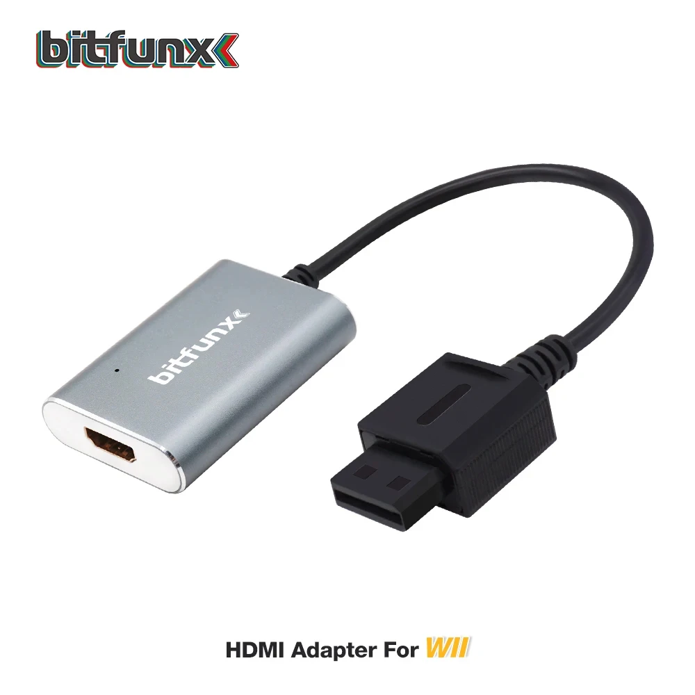 BitFunx HDMI Adapter For Nintendo Wii NTSC PAL Retro Game Consoles HD Cable Plug And Play