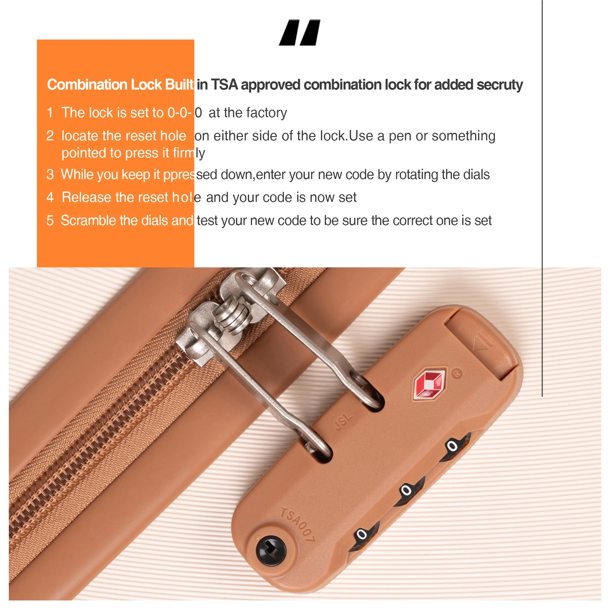 Bagagesets 3-delige koffers met dubbel spinnerwiel, kofferset ABS harde kofferbagage met TSA-slot, reistas