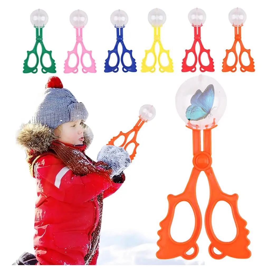 Outdoor Toys Insect Catcher Scissor Insect Trap Handy Scoopers Bug Winter Snowball Clips Child Insects Catcher Tongs Tweezers