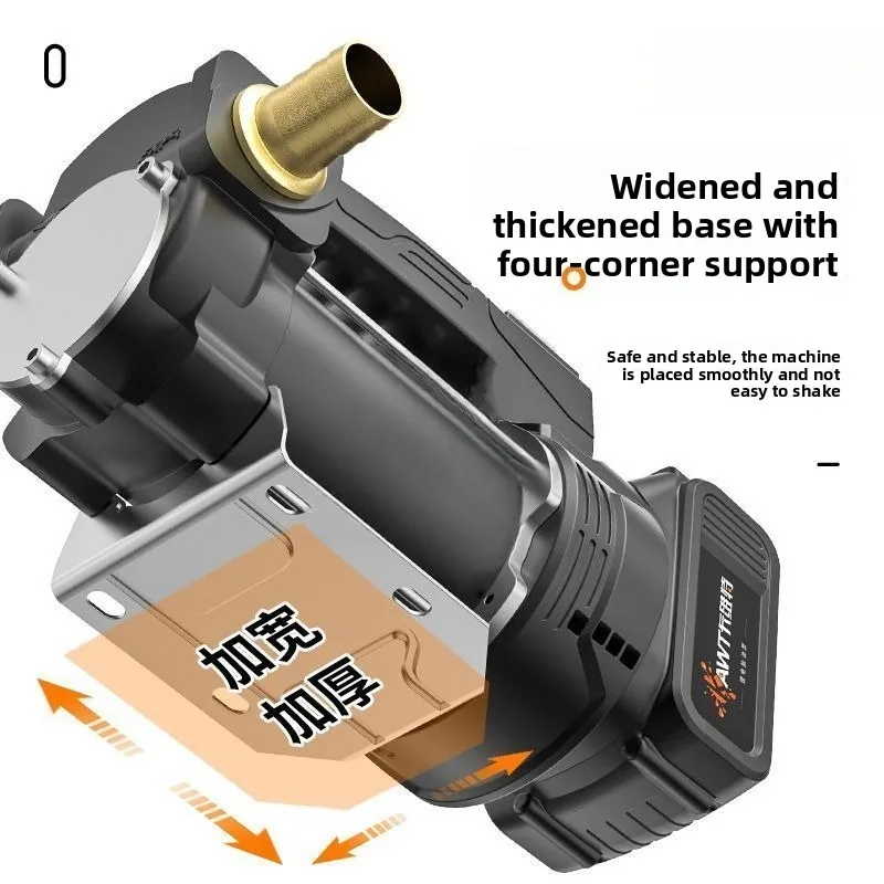 مضخة شفط زيت بطارية ليثيوم قابلة لإعادة الشحن أوتوماتيكية بالكامل عالية الطاقة، مضخة فتيلة ذاتية، خاصة لمضخة الديزل