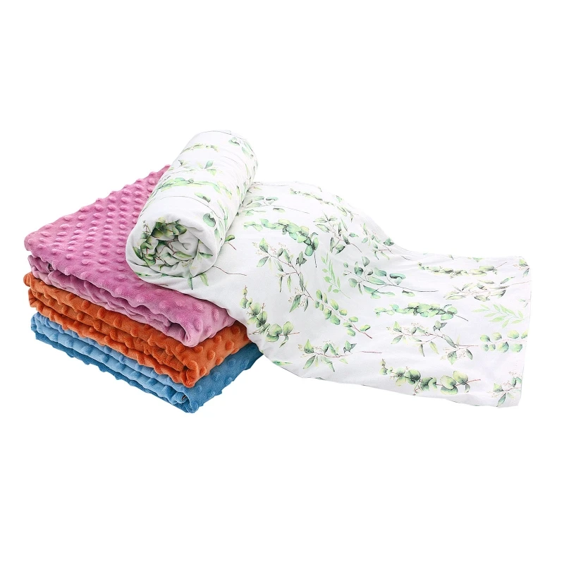 Bebê recém-nascido swaddle envoltório chapéu recebendo cobertor cama bonito floral impressão infantil saco de dormir colcha para 0-6m acessórios do bebê