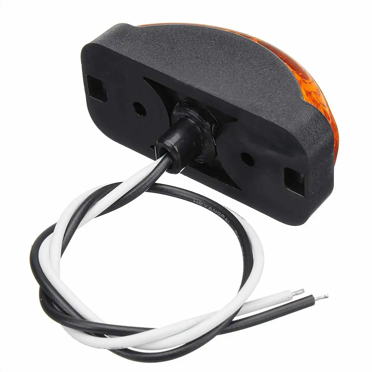 1/2x 12V-24V 2 SMD LED Car Auto Truck Trailer Side Marker Light Blinker Amber Indicator Led Lights Accessories DC10-30v