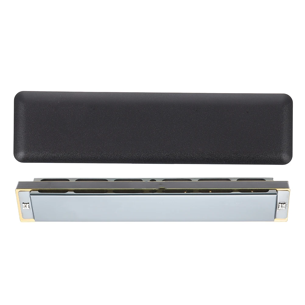 

28 Hole C Key Harmonica for Kids Small Size Portable Chrome Plated Copper Beginner Mouth gan Durable High Quality Gifts Bright