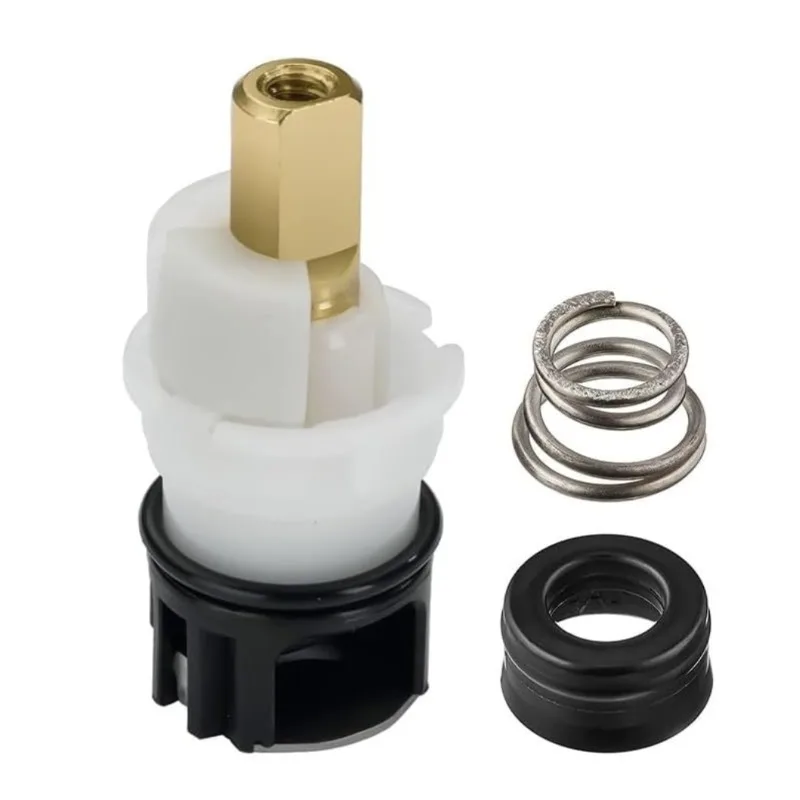 Faucet Spool for Rp25513 Faucet Stem Assembly Brass Leakproof Exact Fit Bathroom Kitchen Repair Replacement Valve Core Accessory