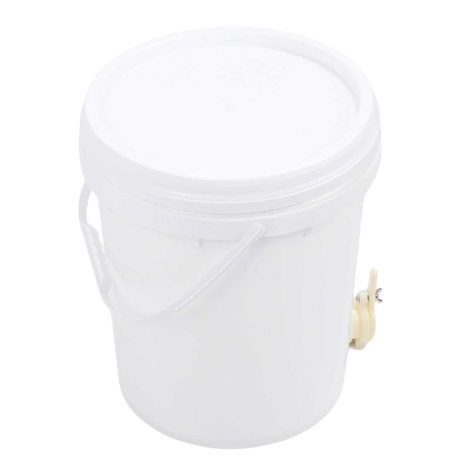 دلو عسل سعة 5 جالون مع غطاء وبوابة حاوية تخزين العسل البلاستيكية لتربية النحل دلو بلاستيكي لتربية النحل