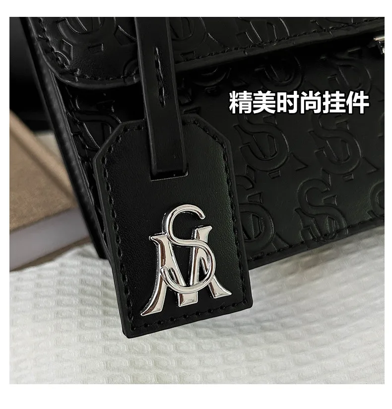 2026 New Steve Madden Chain Handheld Small Square Bag High Quality Simple Trendy Texture Shoulder Bag Crossbody Bag
