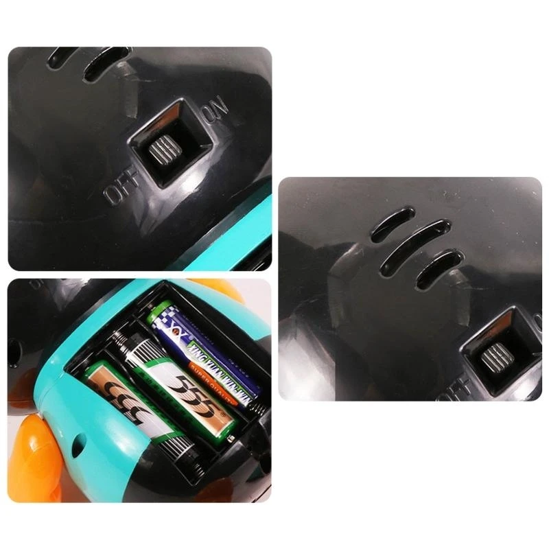 7.87x4.1x4.9in Simulated Electric Penguin with Glow Nose&Hands Kids Toy 15UB