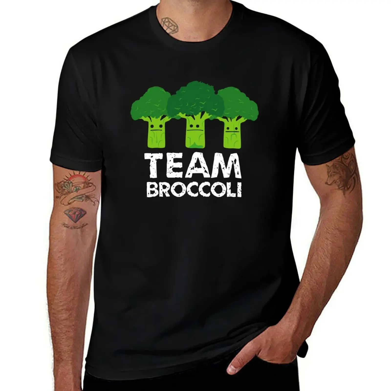 

Team Broccoli - Funny Gift For Broccoli Lovers T-Shirt t shirts for man cotton man t shirts graphic T-shirt