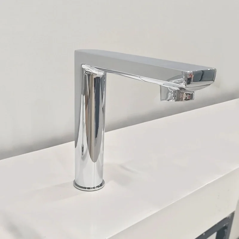 MTTUZK 59# Brass Deck Mounted Automatic Sensor Faucet Bathroom Basin Touchless infrared Faucet Mouth Sensor Tap Sensor Crane