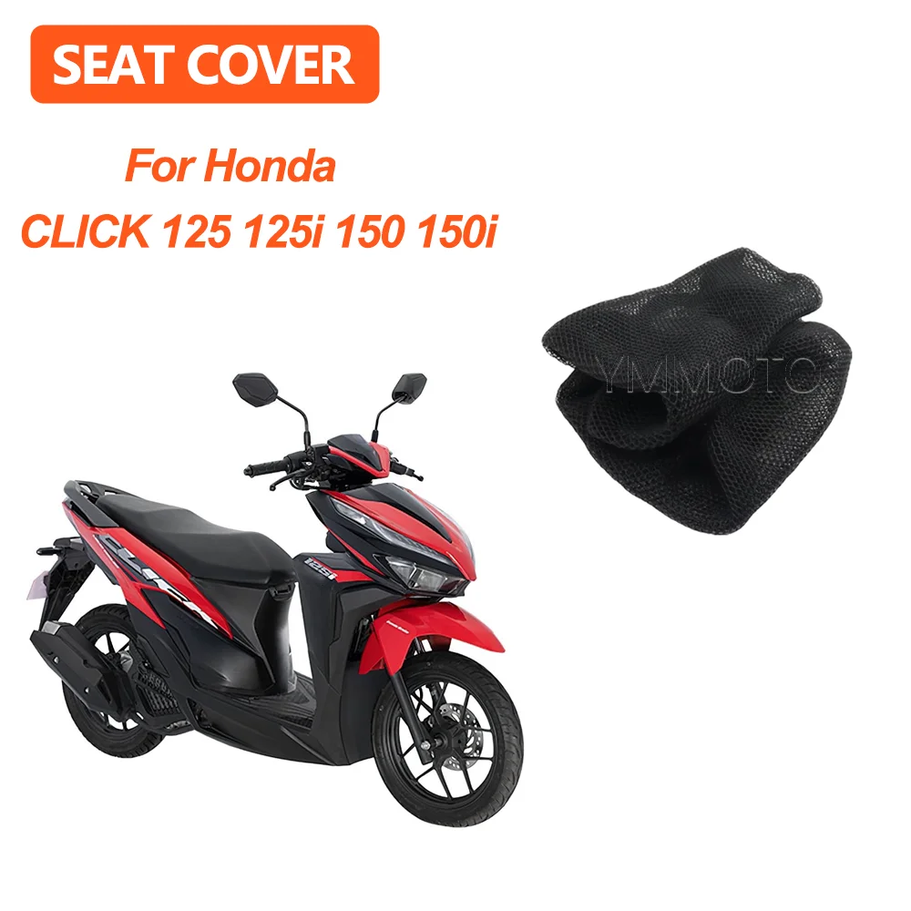 

Motorcycle Seat Cover For Honda CLICK 125 125i 150 150i Mesh Breathable Seat Cushion Saddle Non-Slip Protection Seat Cover
