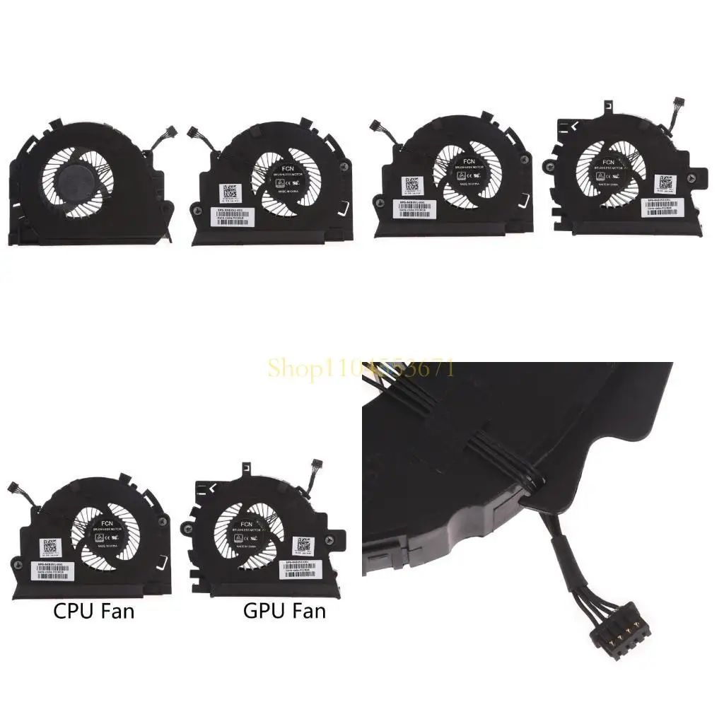 

Best Seller Replacement Laptop CPU GPU Cooling Fan Heat Dissipation for HP ZBook 15G3