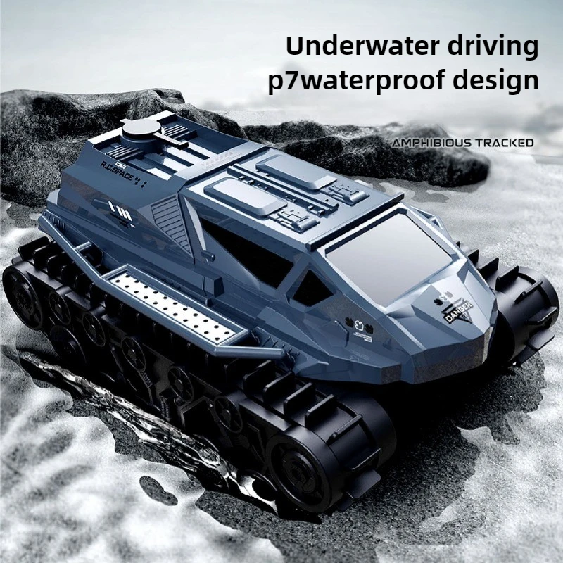 Cool Stuff jouet réservoir drôle cadeau-Kawai amphibie 4WD Rc modèle de réservoir, escalade voitures Rc tout-terrain, châssis Robot camion Rc, jouets pour enfants