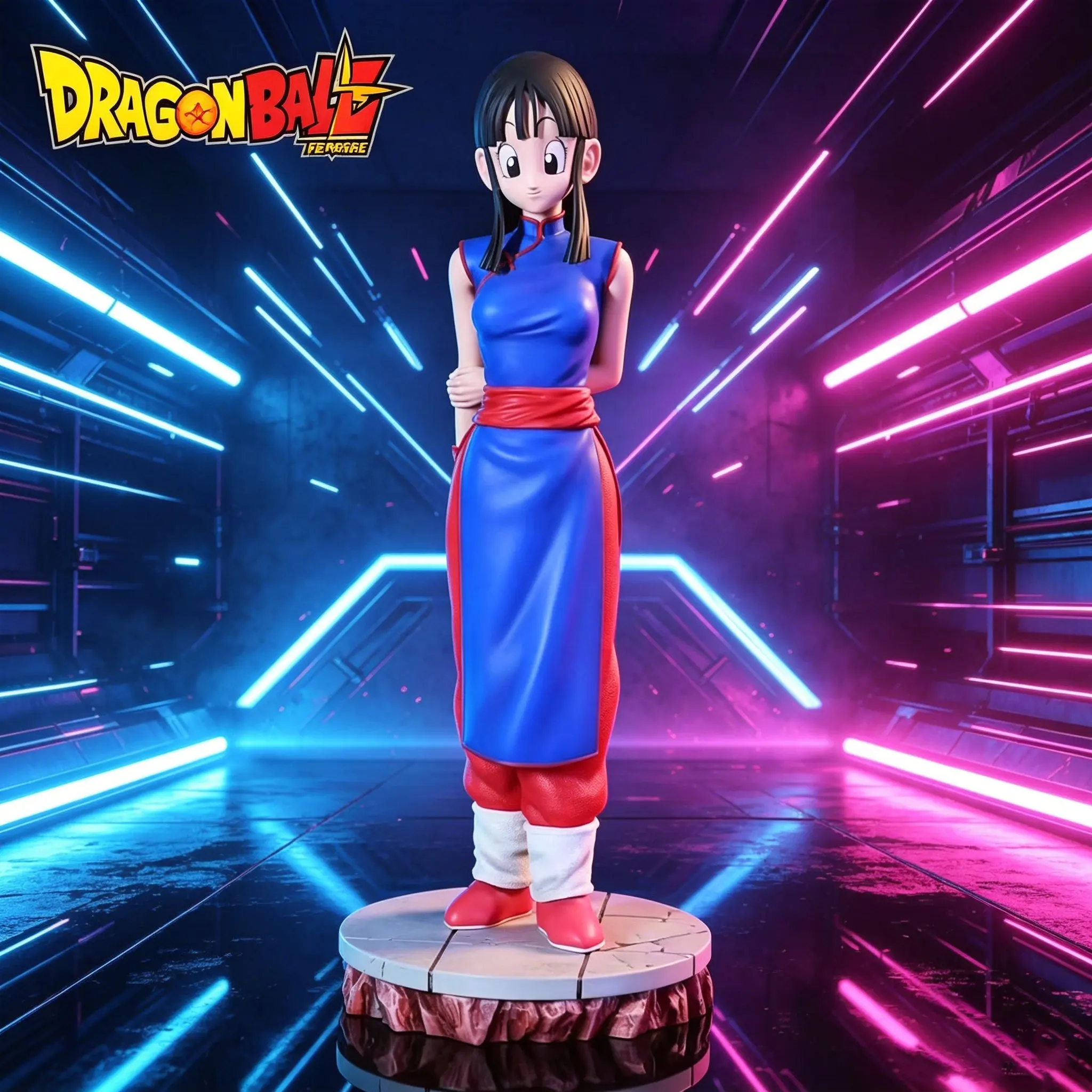 Dragon Ball Z Chichi Figure Chichi Figurine 28cm Pvc Statue Collection Model Toys Gifts