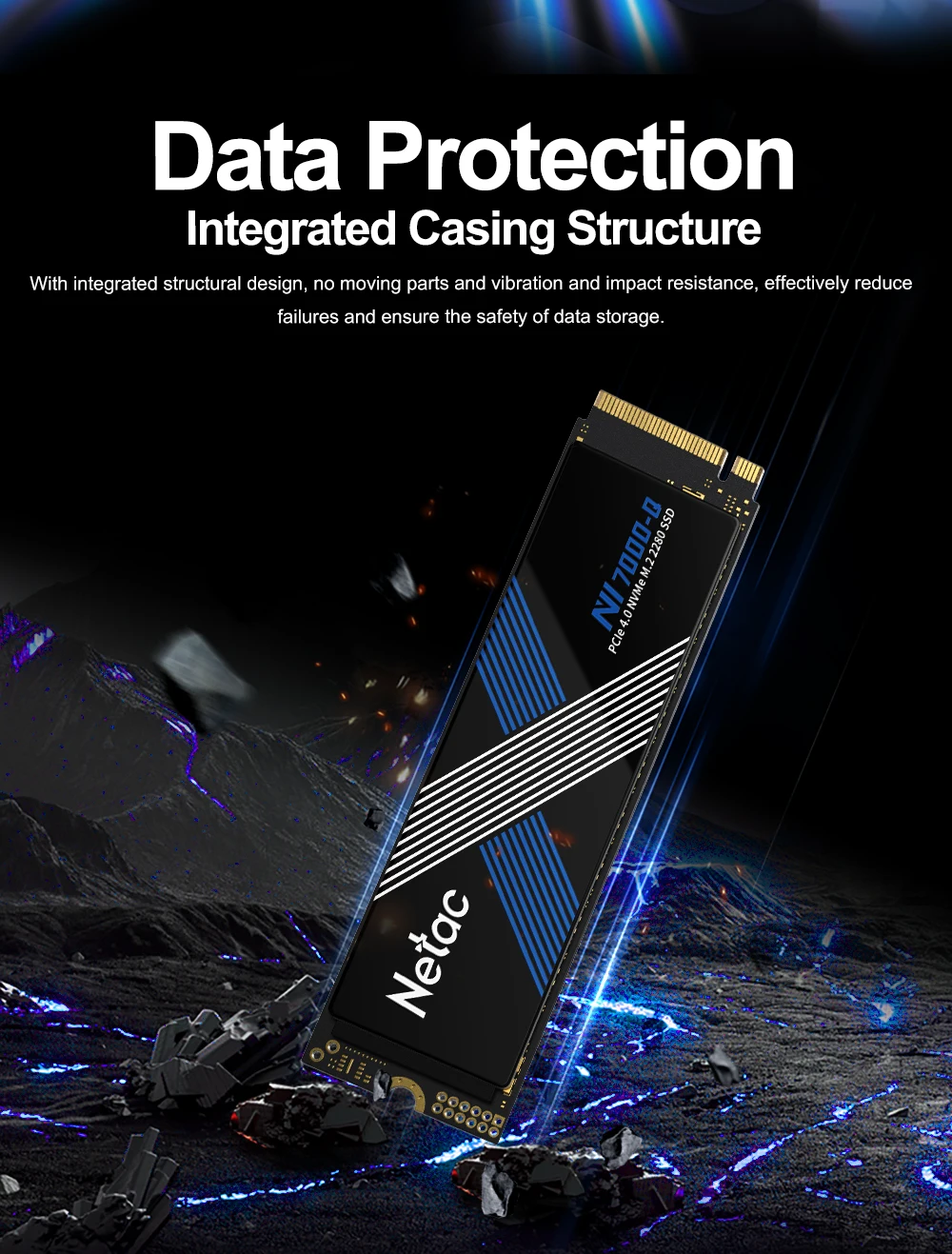 Netac M.2 SSD 1 TB 2 TB SSD 4 TB Festplatte M2 SSD M.2 NVMe PCIe4.0X4 SSD Interne Festplatte für PS5 Laptop Desktop – Detail 11