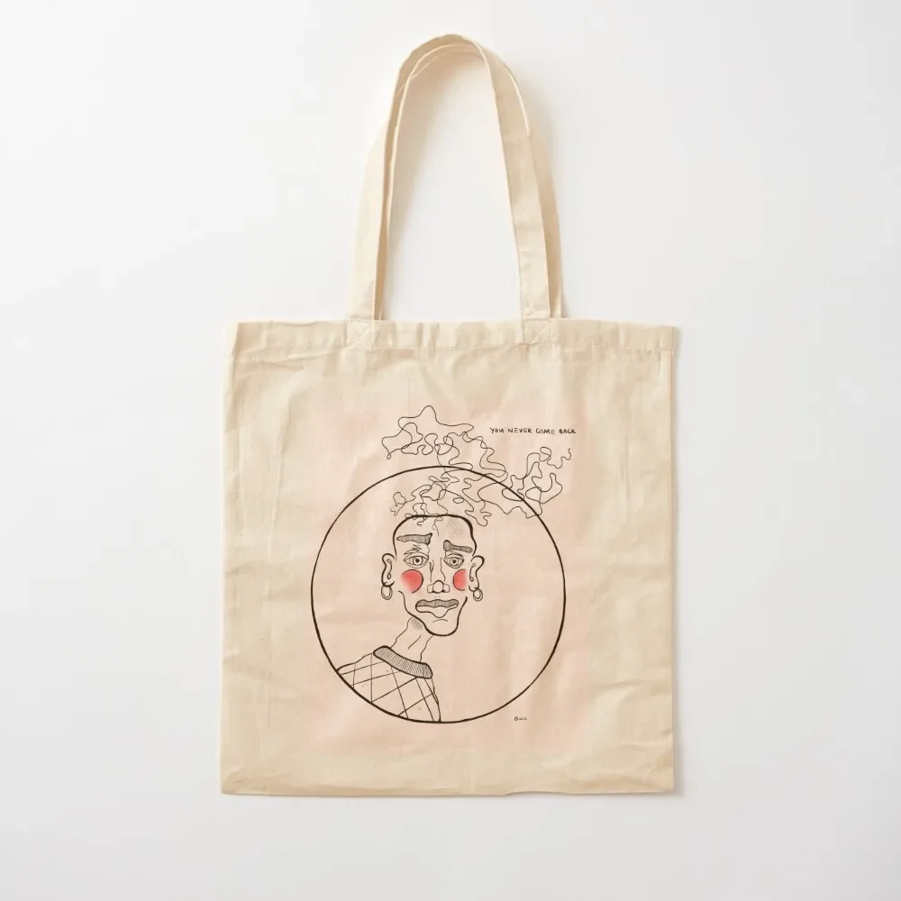 You Never Came Back Tote Bag, сумки для покупок, складная университетская сумка-шоппер, женская большая женская сумка