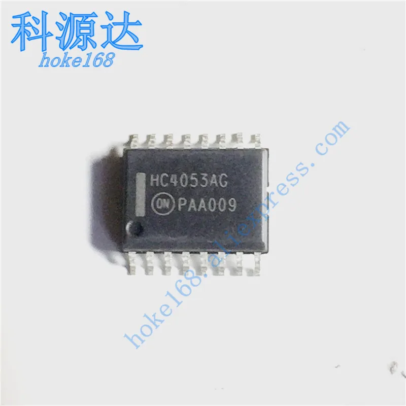 10pcs MC74HC4053ADWR2G HC4053AG SOIC16 HC4053A MC74HC4053 SOP16 MC74HC4053ADW In Stock