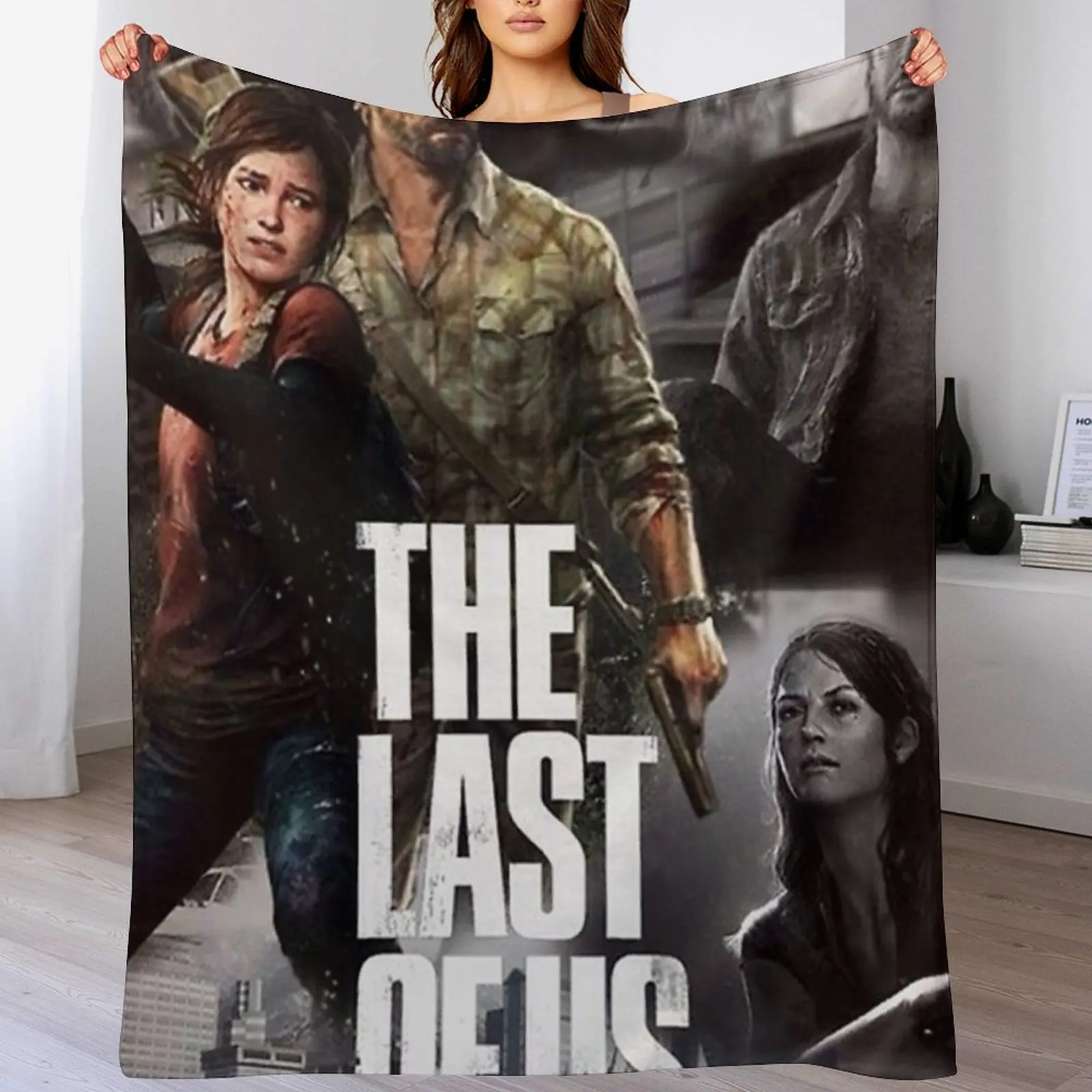 

last of us Throw Blanket Summer Soft Plush Plaid Blankets