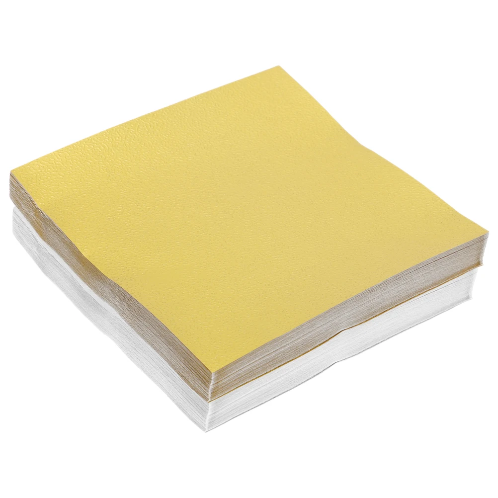 

200 Sheets Origami Paper Bright Folding Sheets Solid Color Metallic Craft Projects Kids Adults DIY Decor Gift Wrapping Pearl