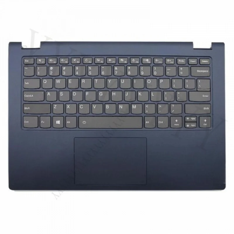 Y + Palmrest مع لوحة مفاتيح بإضاءة خلفية لجهاز Lenovo Ideapad FLEX-14 C340-14 14IWL 14API 14IML