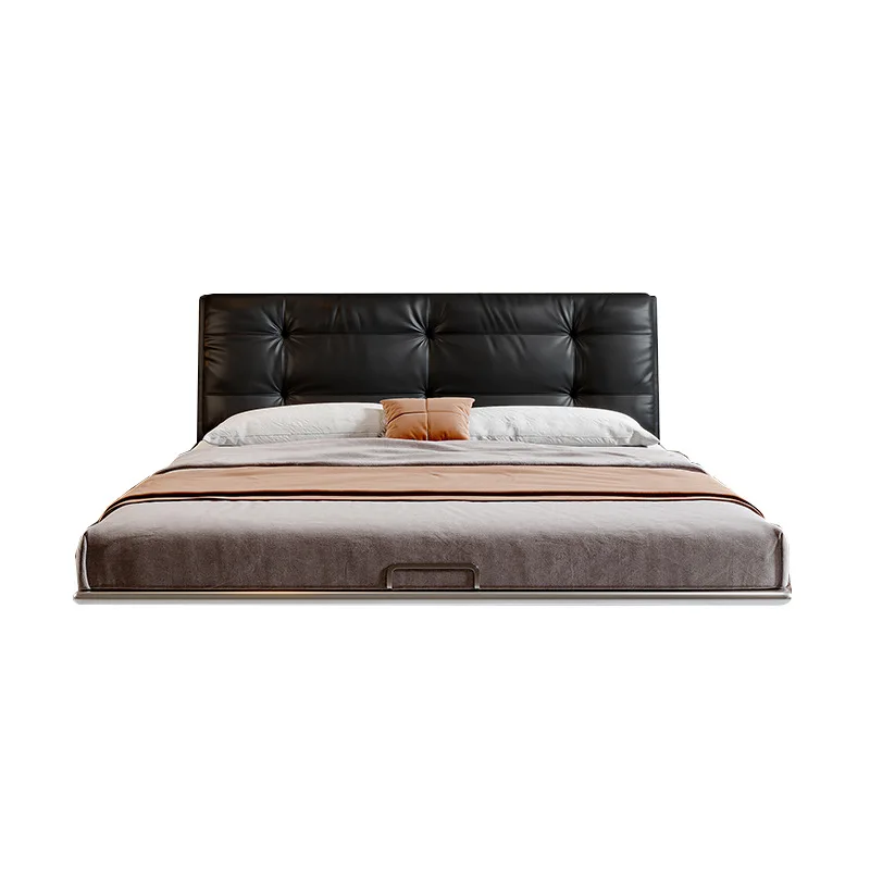 Кровать Cloud со стальным каркасом, 1,8 метра, высококачественная двуспальная мягкая сумка для главной спальни