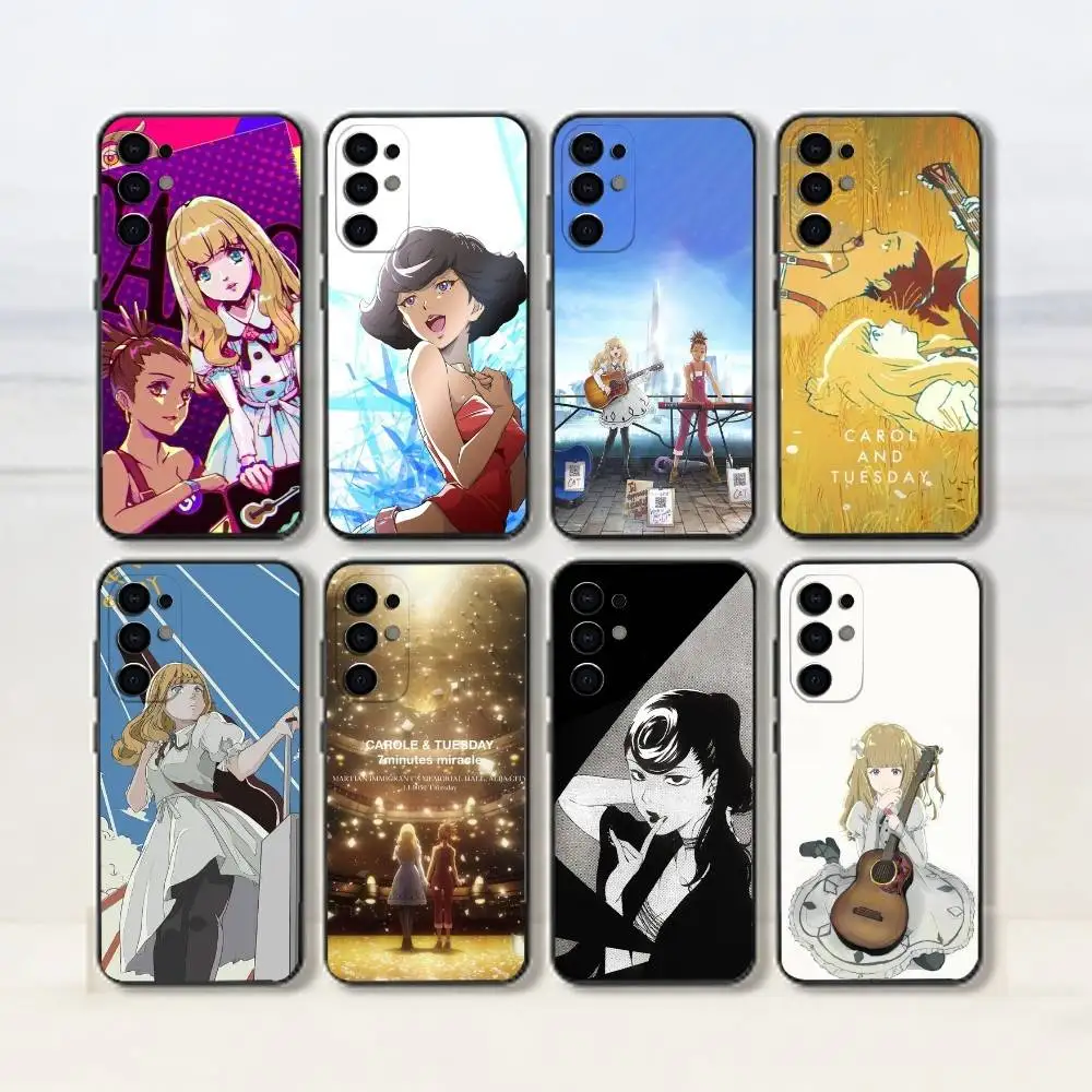 

Carole and Tuesday-Anime-Cure Phone Case For Samsung S25,S24,S21,S22,S23,S30,Ultra,S20,Plus,Fe,Lite,Note,10,Black Cover