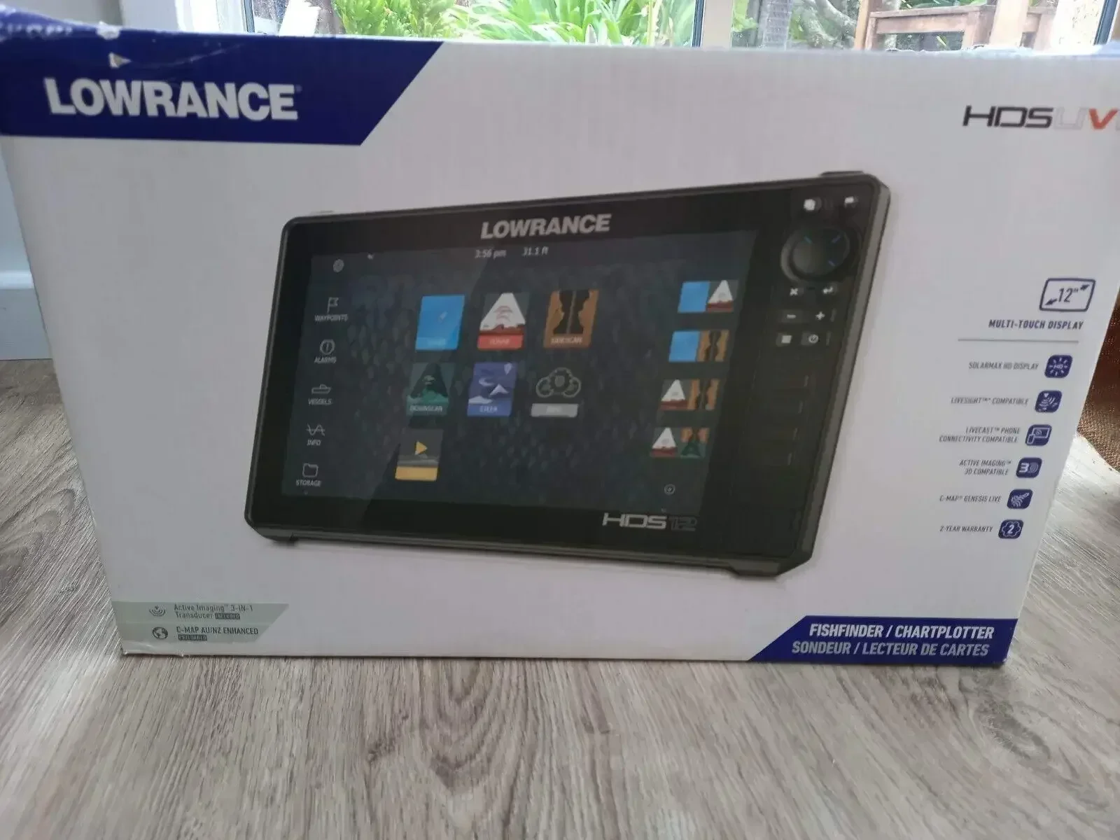 HOT SALES FOR lowrance HDS12 Live fis finde depth sounder gps