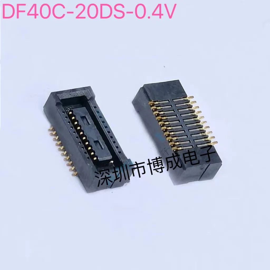 

10pcs/batch DF40C-20DS-0.4V 0.4mm DF40C-10DS-0.4V DF40C-20DP-0.4V DF40C-100DP wide legs, 20-pin, 100% USB, new and original