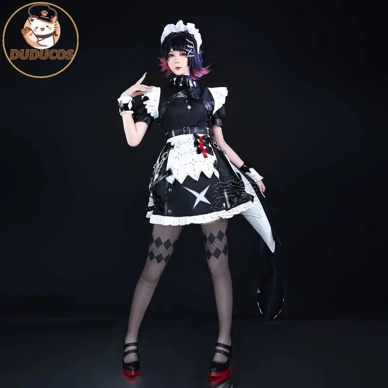 

Ellen Joe Cosplay Game Zenless Zone Zero Ellen Joe Cosplay Costume Maid Outfit Zenless Zone Zero Dress Tail Party Clothes