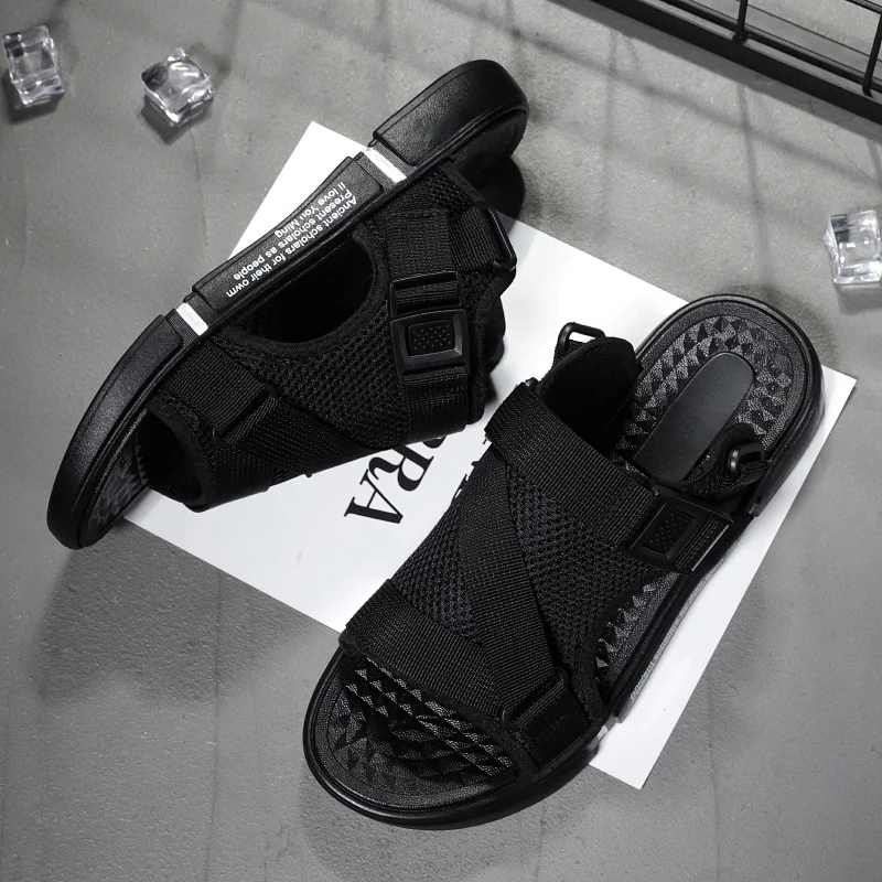 New Summer Non-Slip Beach Shoes for Men and Women, Personalized Outdoor Wear Dual-Use Slippers