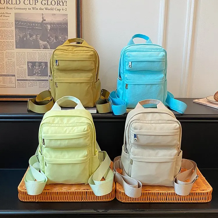 New Lightweight Dual-Shoulder Computer Backpack for Women Outdoor Waterproof High School Bookbag Korean Style University Stud...