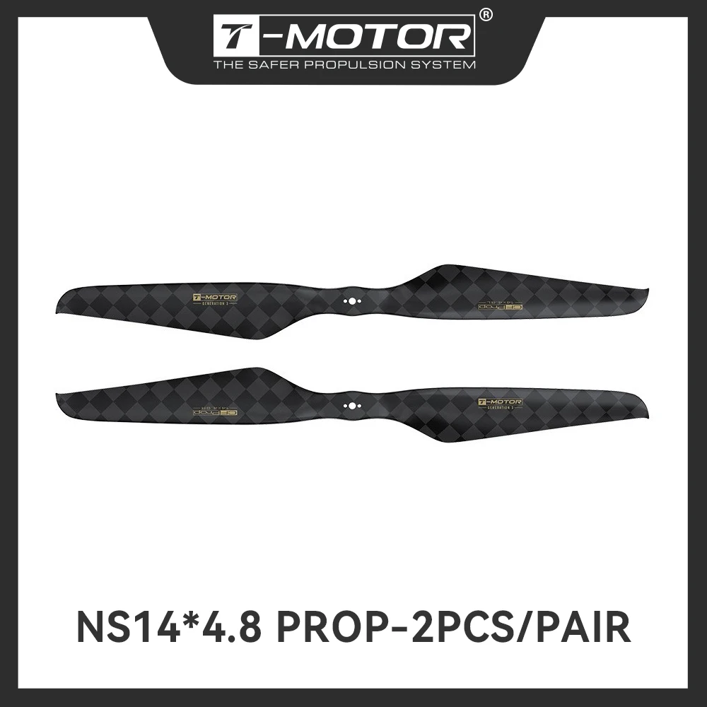 T-MOTOR Multirotor Carbon Fiber 3rd Gen Ultra Light Propellers NS Series NS14*4.8 NS15*5 NS16*5.4 NS16*6.1 NS18*6 NS20*6.2 Prop