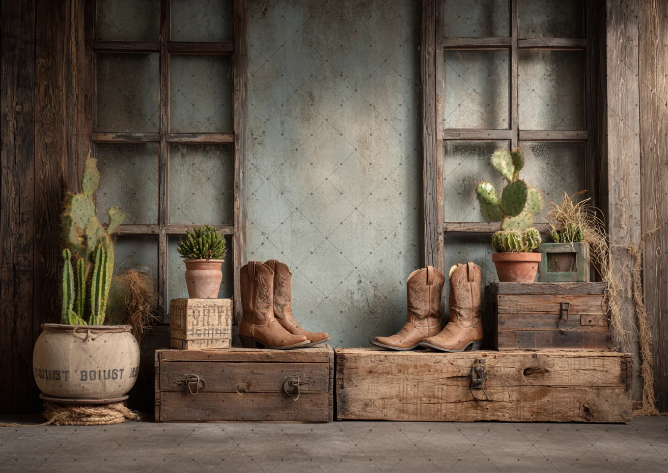 Western Rodeo Photography Backdrop Wild West Rustic Wooden Barn House Photo Decorations Cowboy Horse Photo Booth Props Banner